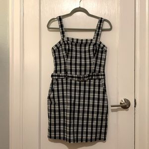 Plaid Hollister Mini Dress Size Medium Never Worn w/ Tags